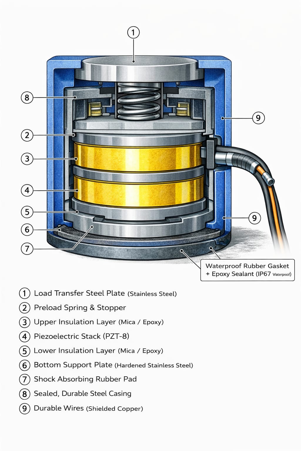 Piezoelectric Power Generation